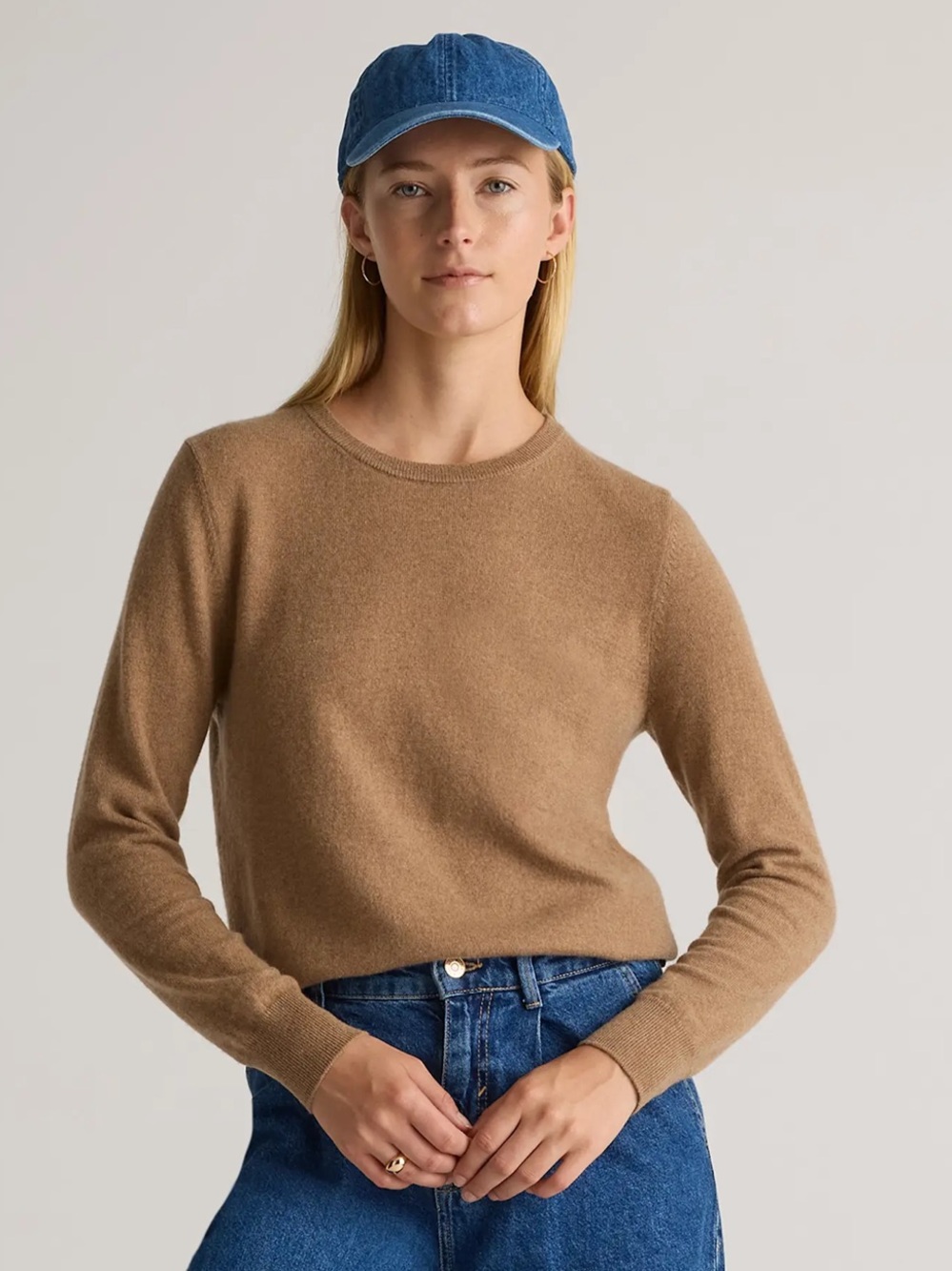 Quince Mongolian Cashmere Crewneck Sweater